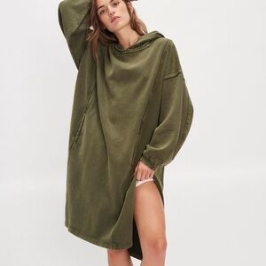 Free People We The Free Maxi Hoodie Sweatshirt XL NWT